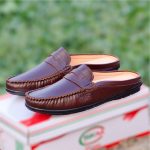 Genuine Leather Half Loafer Shoes - Image 4
